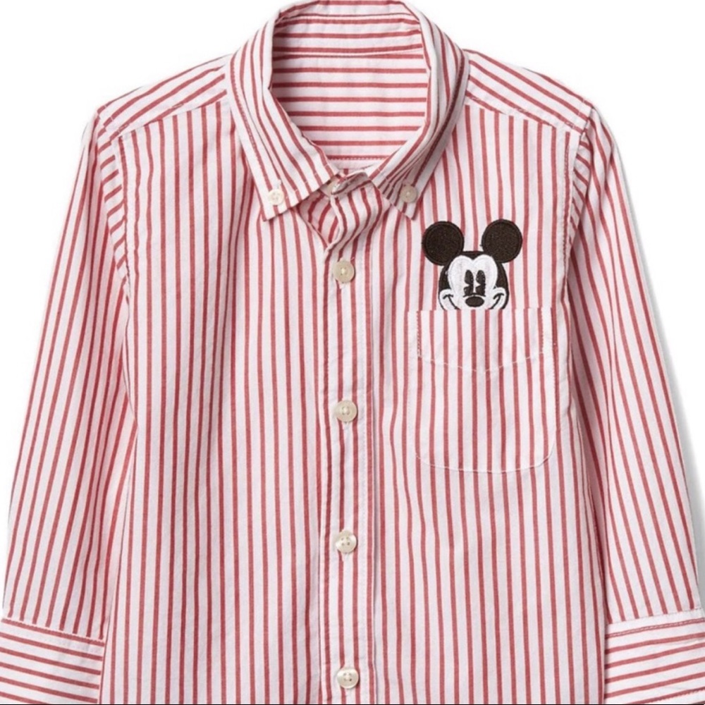 Baby Gap Micky Mouse Button Down Shirt